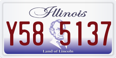 IL license plate Y585137
