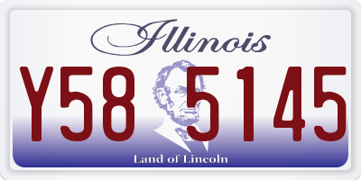 IL license plate Y585145