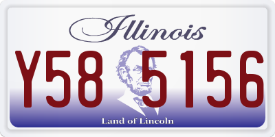 IL license plate Y585156