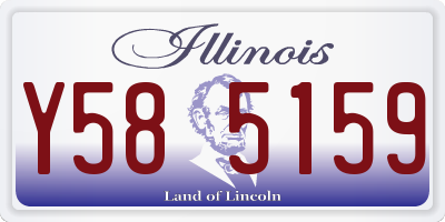 IL license plate Y585159
