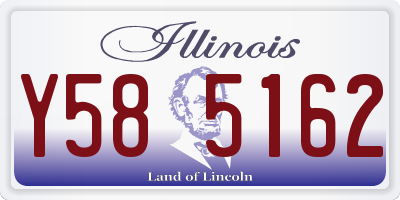 IL license plate Y585162