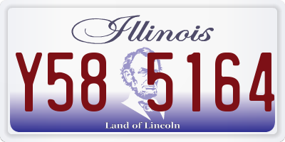 IL license plate Y585164
