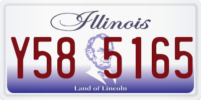 IL license plate Y585165