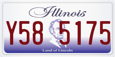 IL license plate Y585175