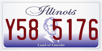 IL license plate Y585176