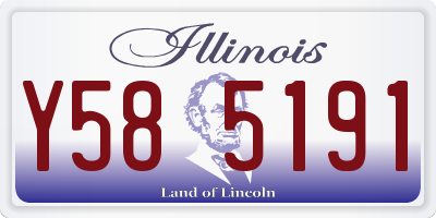 IL license plate Y585191
