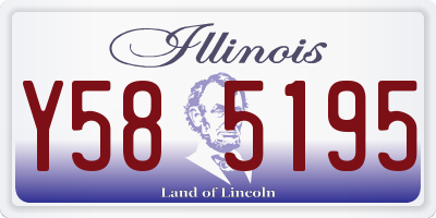 IL license plate Y585195