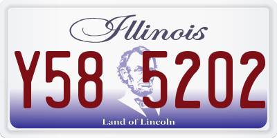 IL license plate Y585202
