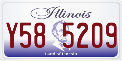 IL license plate Y585209