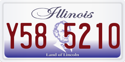 IL license plate Y585210