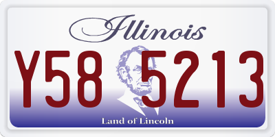 IL license plate Y585213