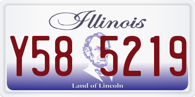 IL license plate Y585219