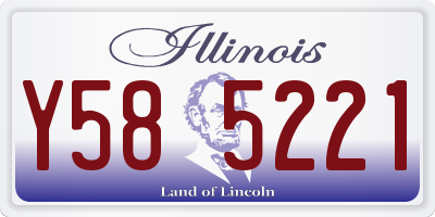 IL license plate Y585221
