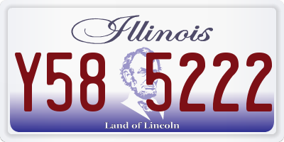 IL license plate Y585222
