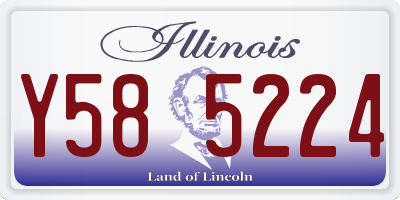 IL license plate Y585224