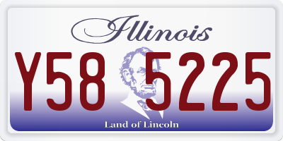 IL license plate Y585225