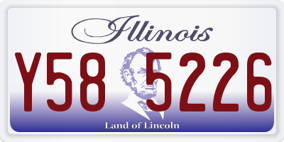 IL license plate Y585226