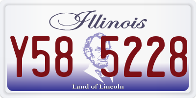 IL license plate Y585228
