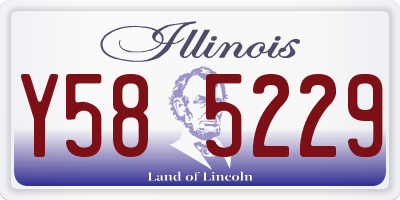 IL license plate Y585229