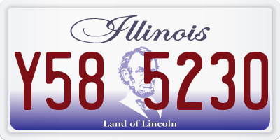IL license plate Y585230
