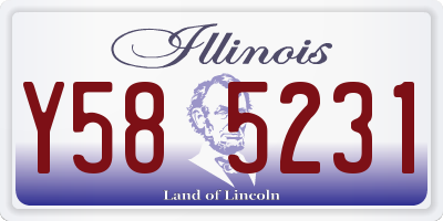 IL license plate Y585231