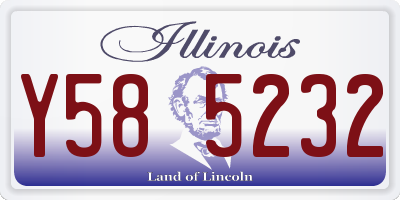 IL license plate Y585232