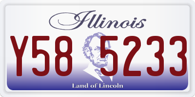 IL license plate Y585233