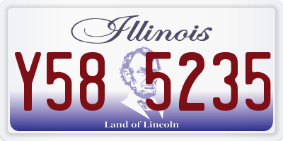 IL license plate Y585235