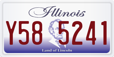 IL license plate Y585241