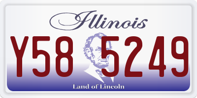 IL license plate Y585249