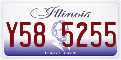 IL license plate Y585255