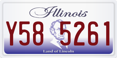 IL license plate Y585261