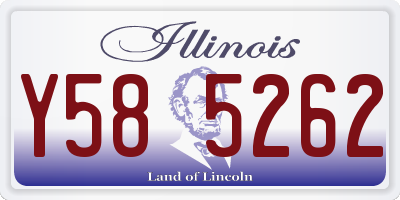 IL license plate Y585262