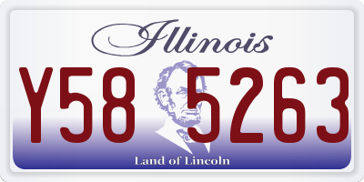 IL license plate Y585263