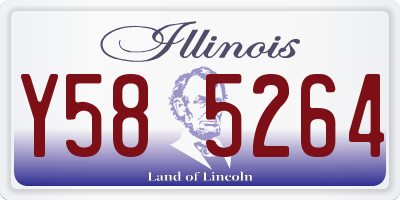 IL license plate Y585264