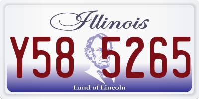 IL license plate Y585265