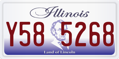 IL license plate Y585268