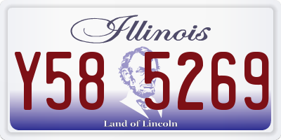 IL license plate Y585269