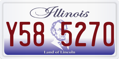 IL license plate Y585270