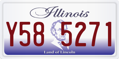 IL license plate Y585271