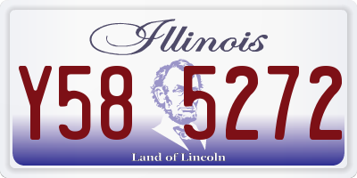 IL license plate Y585272