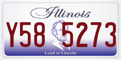 IL license plate Y585273