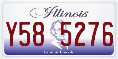 IL license plate Y585276