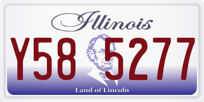 IL license plate Y585277