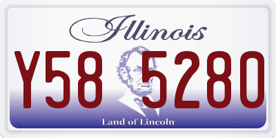 IL license plate Y585280