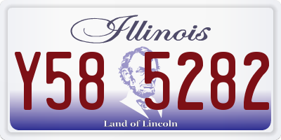 IL license plate Y585282
