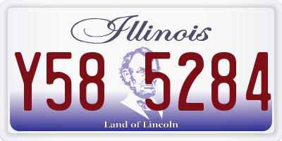 IL license plate Y585284