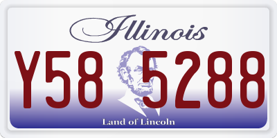 IL license plate Y585288