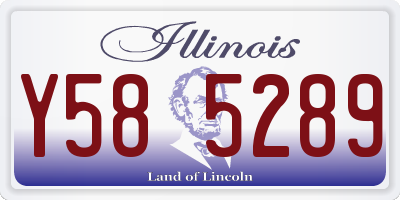 IL license plate Y585289