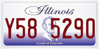 IL license plate Y585290